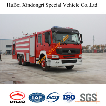 16ton HOWO Foam Firefighting Vehicle Euro4